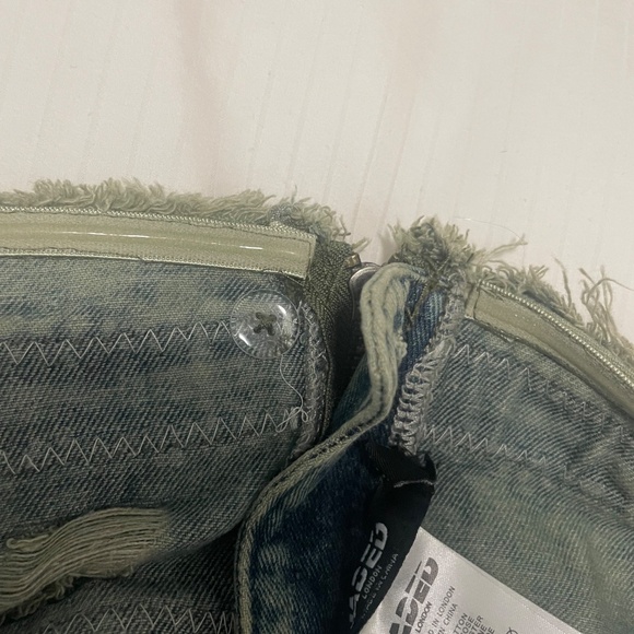 Jaded London- Zip Diamante Denim Corset - Picture 6 of 6